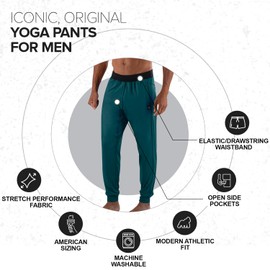 Anthem Athletics - Pantalones deportivos para hombre - Dominance Hyperflex Solstice, Solsticio - Negro, Small