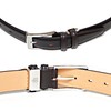 KIETH Men's Business Belt, Genuine Leather, Dark Brown, Kip Leather,
