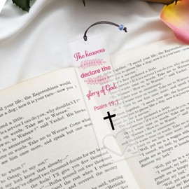 Scripture Christian Book Marks for Reading Women First Communion Gifts for Girls Boys Teen Religious Bookmark for Bookish Readers Birthday Graduation Church Supplies Bible Verse Bookmark