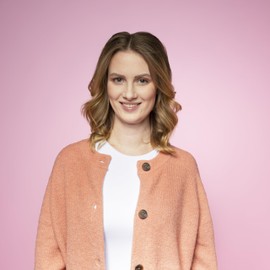 invisibobble Roller Rose Set (2 Pieces) - Volume Clips for Hairline - Root Volume Clips in Apricot - Styling Aid for More Fullness & Bounce - For Thin Hair & Natural Looks