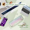 EWEADN G61 Typewriter Keyboard Wireless Mechanical Keyboard, 60% Mini Typewriter