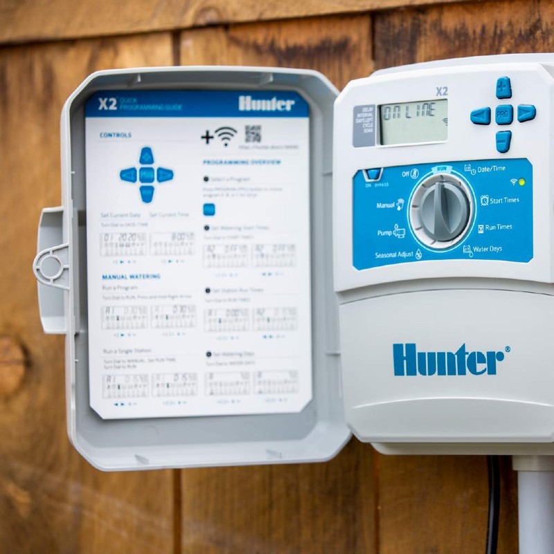 Hunter Hydrawise X2 8 Zone Sprinkler Controller, Outdoor Irrigation Timer