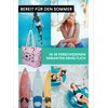 DonDon Large Beach Bag, Water Resistant With Zip Polycotton, Kaleidoscope