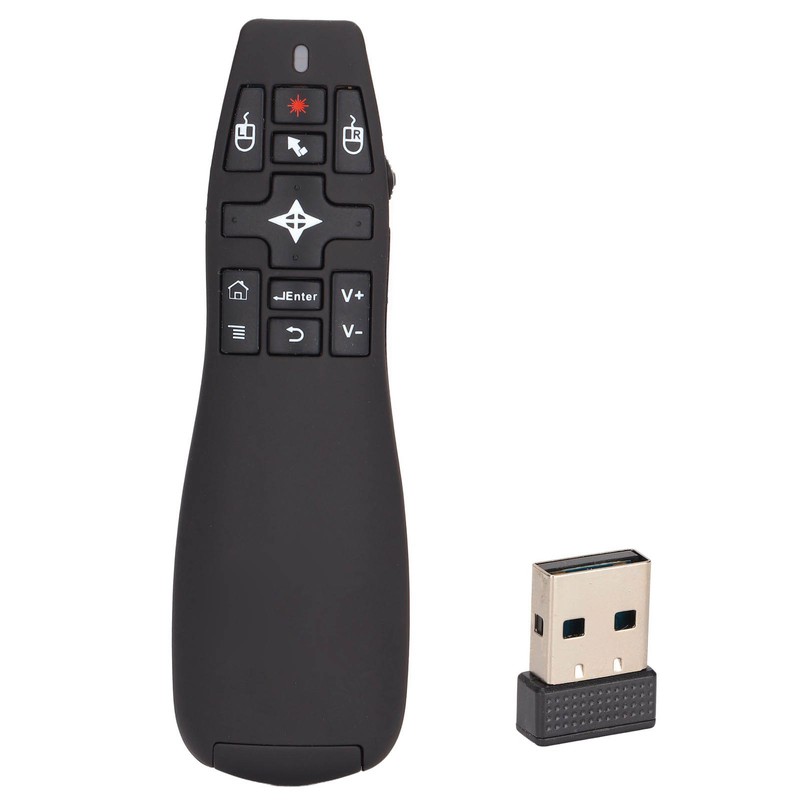 Presentation Clicker USB 2.4GHz with Air Mouse Function Smoothly Operation