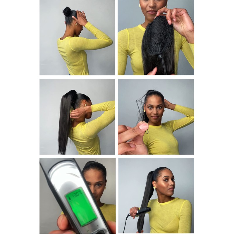 Prettyshop 55 cm Ponytail Hair Extension, Straight