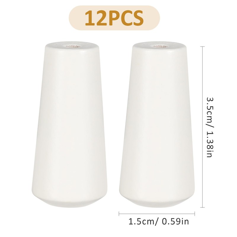 BESPORTBLE Wooden Bell Pendant 12Pcs - Versatile Wood Blind Pulls