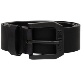Replay Men's Leather Belt, Black 098