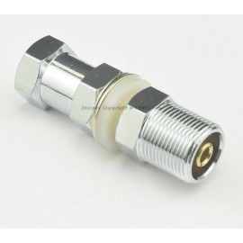 Universal 3/8-24 to UHF SO-239 Female DUAL HEX NUT Antenna Mount - Perfect for POTA