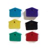 Lucky Line Key Caps House Shape Assorted Colors Fun Covers