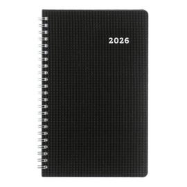Blueline® 2026 Timanager® DuraFlex 5-Day Weekly/Monthly Planner, 13 Months, December 2025 to December 2026, Poly Cover, 9.0625" x 5.875", Black (C5910V.81T-26)