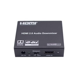 U9 ViewHD Latest HDMI v2.0 Audio Extractor with Built-in DD/DTS 5.1CH to Stereo Decoder | 4K@60Hz HDR Dolby Vision | HDCP 2.2 | Model: U9-HADX