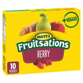 Keurig Dr Pepper Mott's Fruitsations + Veggie Gluten Free Berry, 10ct, 226g/8oz.,