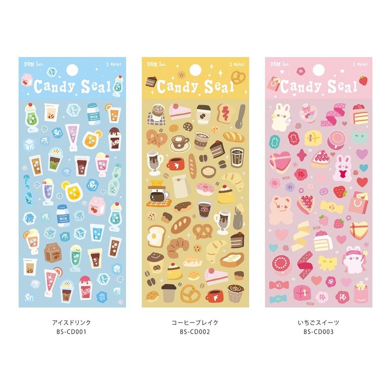 BGM BS-CD001 Sheet Seal, Candy Seal, Ice Drink