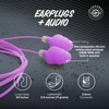 Plugfones Basic Earplug Headphones Earplug-Earbud Hybrid - 26 dB Noise