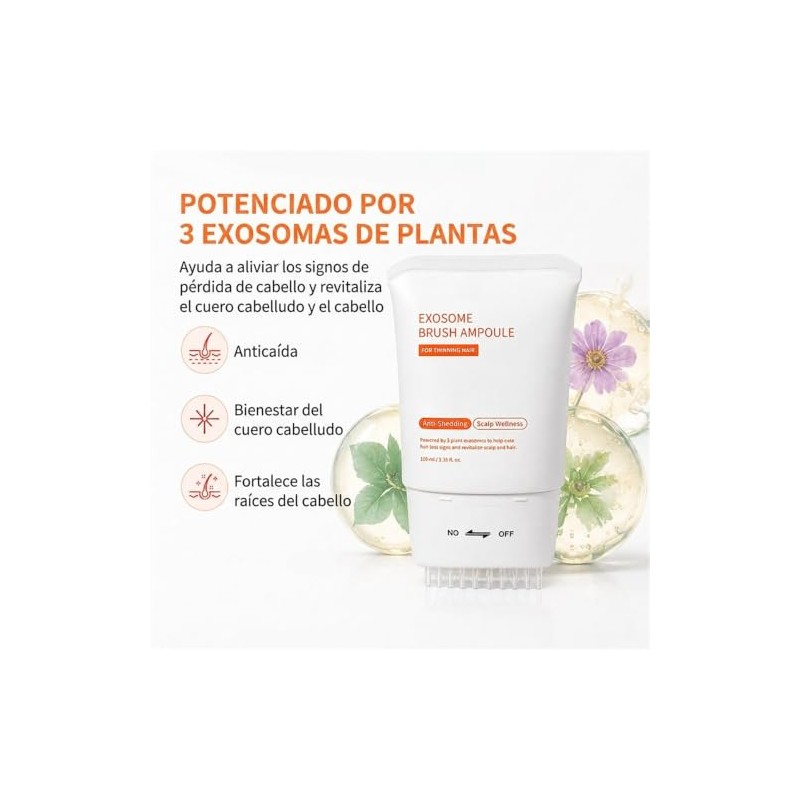 Sérum para el Crecimiento del Cabello con Exosomas Heartleaf Fortalece