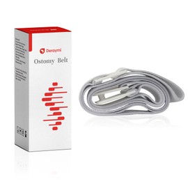 DERAYMI Adjustable Ostomy Belt, Securely Holds Ostomy Pouch Bags in Place, Waterproof Reusable Ostomy Waistband Strap and Buckle to Support Colostomy Bags