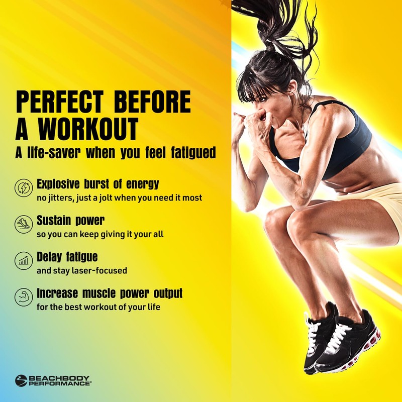 BODi Energize Pre Workout Powder - Beta-Alanine, Quercetin & Low-Dose