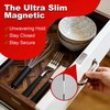 Magnetic Cabinet Door Catch,No Drill Adhesive Drawer Magnets to Stay