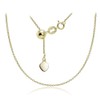 Hoops & Loops Collar de Cadena Ajustable de Plata de