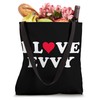 I Love Evvy Matching Girlfriend & Boyfriend Evvy Name Tote