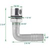 Stainless Steel 90° Elbow Boat Fuel Gas Tank Vent for
