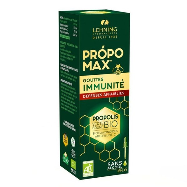 Propolis da Baccharis Propomax Immunité défenses affaiblies 30 ml