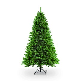Puleo International 7.5 Foot Un-Lit Northern Fir Artificial Christmas Tree, Green