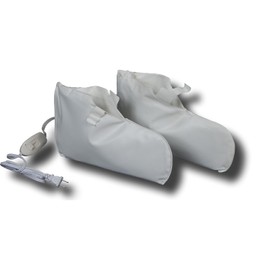 Bilt-Rite Mastex Health Heated Booties, White