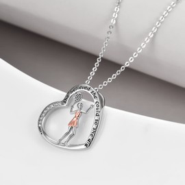 YFN Tennis Racket Ball Gifts Necklace for Women Sterling Silver Tennis Pendant Inspirational Jewelry for Tennis Sports lover