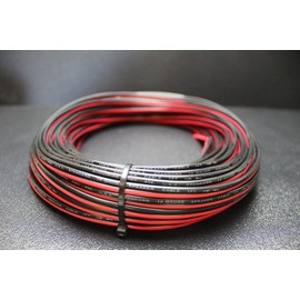 Audiopipe 14 GAUGE RED BLACK SPEAKER WIRE 100 FT AWG CABLE POWER GROUND STRANDED COPPER