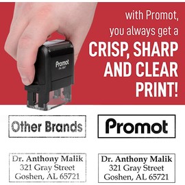 Promot Return to Sender NO Longer at This Address Self Inking Rubber Stamp