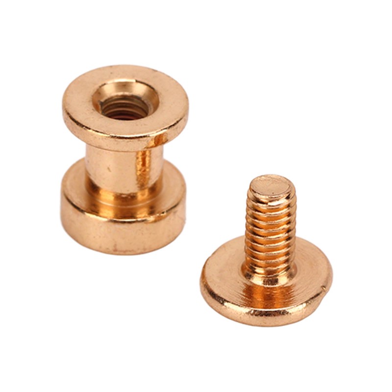 300 Sets DIY Book Binding Screw Double Layer Flat Head