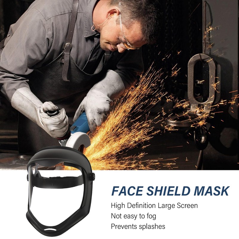 Face Shield Clear Anti-Fog Face Shield Mask Impacts & Temperature