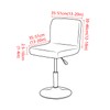 Lehelife Bar Stool Covers Set of 2 Swivel Bar Stool