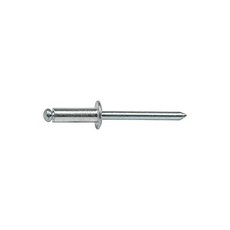 Pop Rivets 1/4" x 1/2" Aluminum Body Steel Mandrel Dome