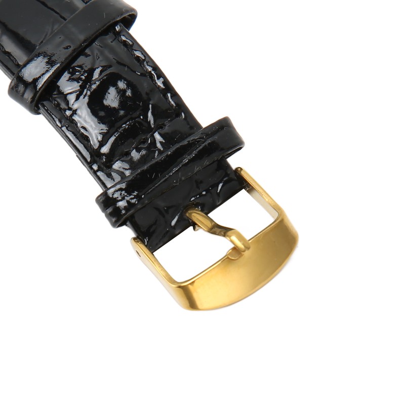 Alloy Quartz Movement Watch Men Elegant Shiny Rhinestone Watch with
