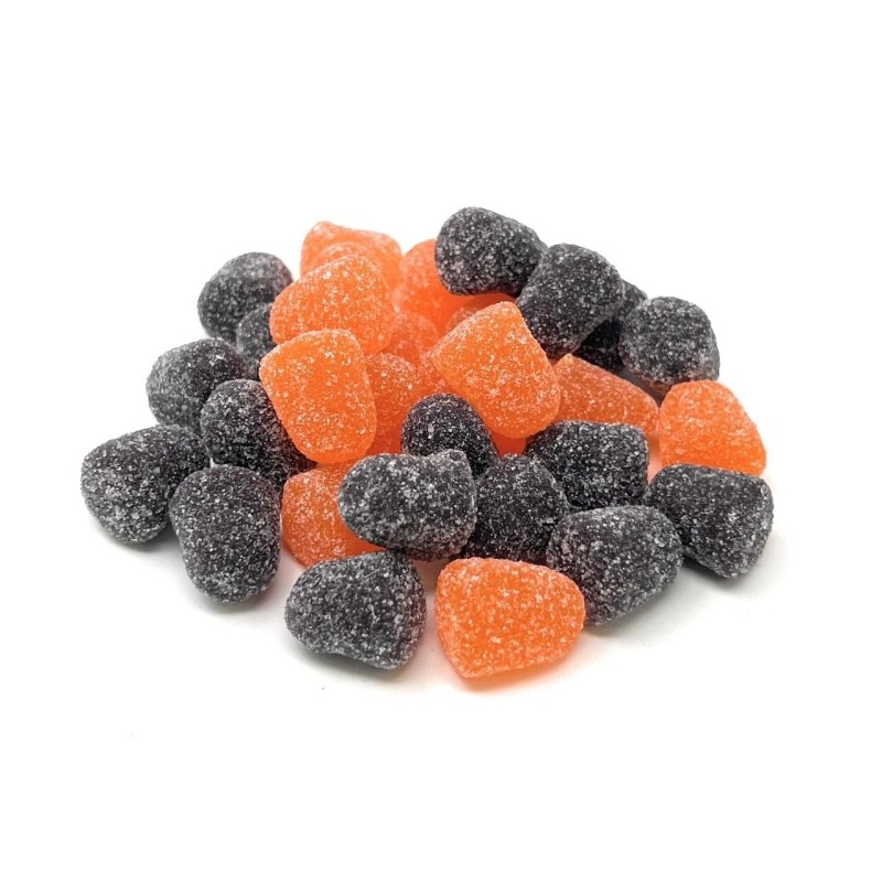 YANKEETRADERS® Autumn Spice Drops, Black & Orange, 2 Pound~ FREE