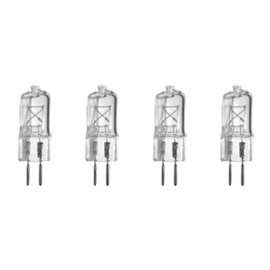 Anyray (4)-Bulbs 25 Watt G6.35 120V 25W GX6.35 110 Volt 25Watt Bi Pin T4 Halogen Light Bulb A1601Y