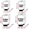 3 Piece Luggage Protector Suitcase Cover Set – Lightweight Clear