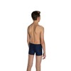 Speedo Boys' Sports Logo Panel Aquashort, Navy/Lemon Sorbet, 30