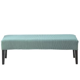 [pkpohs] Bench Cover, Machine Washable, Stretchable, Chair Cover, Long Bench, Cover, Bench Cover, Dining (Moss Green)