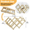 VCEPJH Wooden Rat Climbing Toys Natural Collapsible Hamster Ladder Hanging