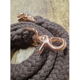 HobbyHorsing Reins Closed Approx. 1 m Long Colour: Brown Cotton – Without Filling