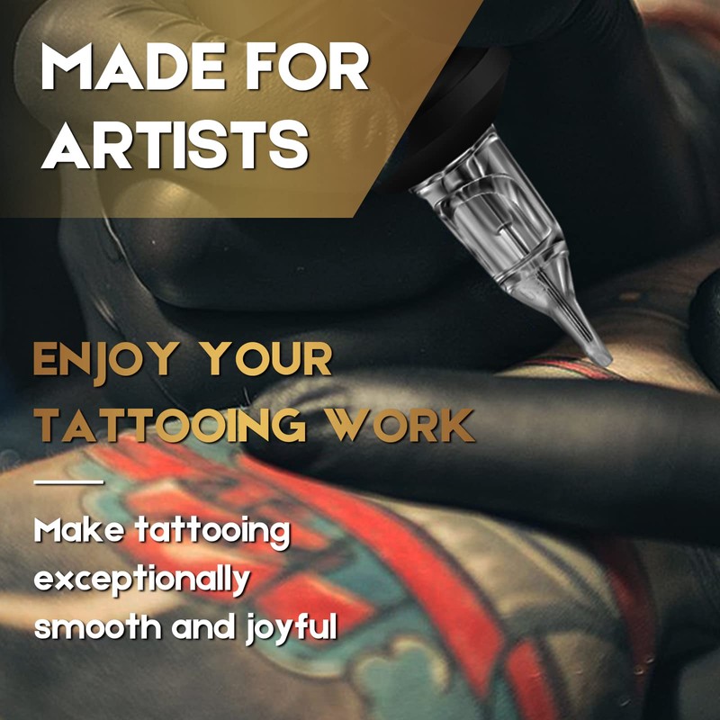 Jconly 20Pcs 1207RL Round Liner for Rotary Machine 1 box