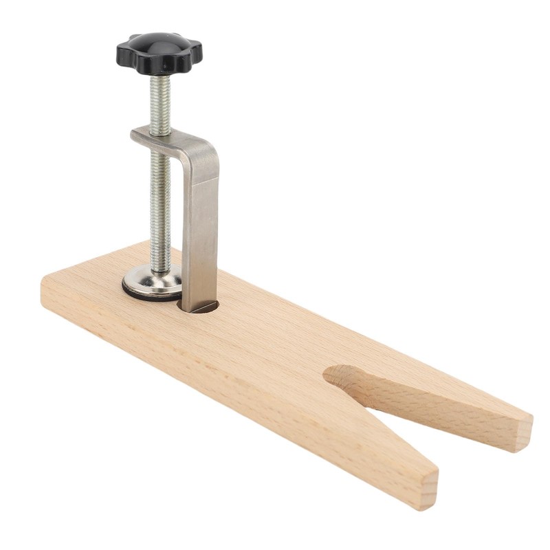 Jewelry Table Clamp, Wooden Bench Pin with V Slot and
