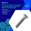 Accu - M3 x 10mm Socket Countersunk Screws (ISO 10642)