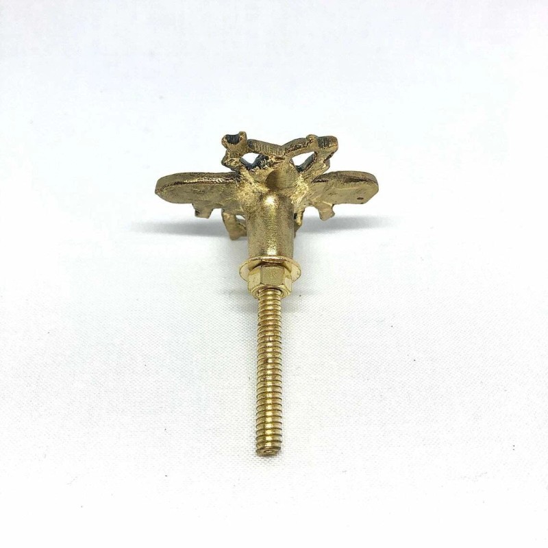 DwellStudio 2 Vintage Gold Brass Bumblebee Bee Hardware Drawer Pulls