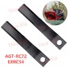 Mhanewv 2PCSSkid Steer Brush Cutter Cutting Blades for use with