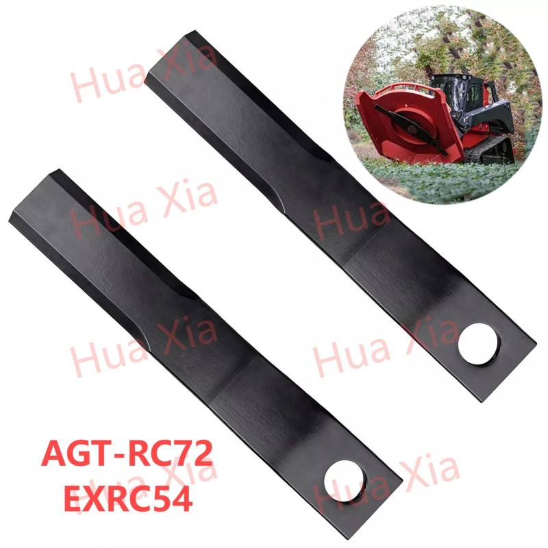 Mhanewv 2PCSSkid Steer Brush Cutter Cutting Blades for use with