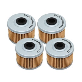 Road Passion 15412-HM5-A10 15412-HM5-010 Oil Filter Replacement for HONDA XL125V VARADERO 125 2001-2014/ TRX300X 282 2009/ VT125C SHADOW 121 2005-2008（4PCS）